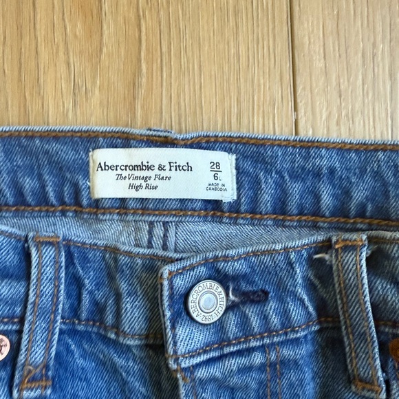 Abercrombie & Fitch Blue Flare Jeans - Picture 3 of 3